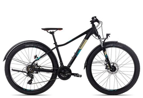 Axess Mountainbike MEEA, 21 Gang Shimano Tourney RD-TX800-7 Schaltwerk, Kettenschaltung, MTB-Hardtail schwarz/grau