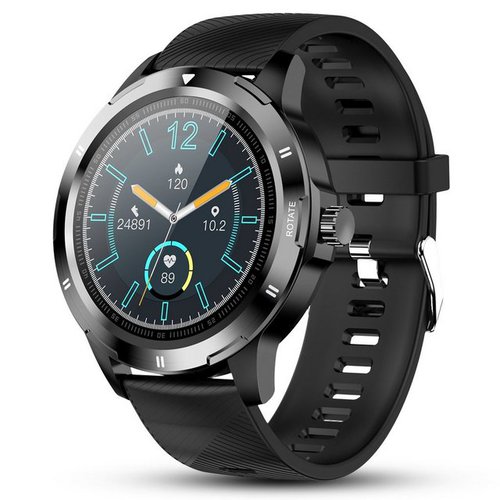 GOKOO Smartwatch, 1,3 Zoll Fitnessuhr mit Telefonfunktion/WhatsApp Notiz/Herzfrequenz