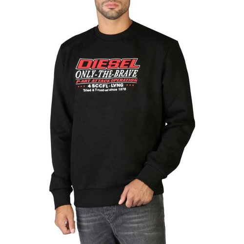 Diesel Sweatshirt Herren Sweatshirt mit Rundhalsausschnitt, Schwarz Komfort und Stil - Ihr neues Sweatshirt wartet!