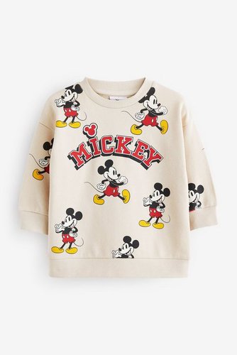 Next Sweatshirt Sweatshirt mit durchgehendem Mickey-Print (1-tlg)