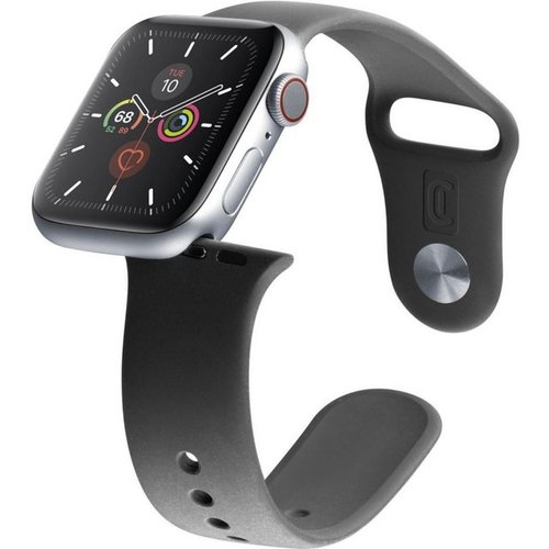 Cellularline URBAN Armband für Apple Watch 38/40/41 mm. Smartwatch, Inklusive zwei Armbändern S/M und M/L, Weiches Soft-Touch-Silikon