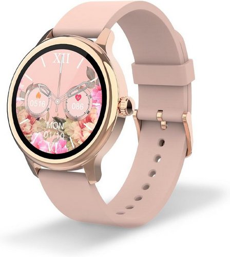 Dcu Tecnologic Smartwatch (1,2 Zoll, Android, iOS), Vielseitigkeit für moderne Frauen Ein exklusives,Vernetztes Accessoire