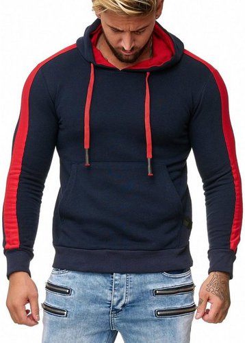 Code47 Hoodie Herren Sweatshirt Hoodie Pullover Kapuzenpullover Modell 1212 (Hoodie Kapuzenpullover Sweater, 1-tlg) Fitness Freizeit Casual