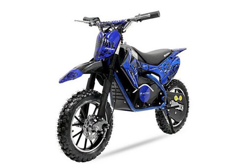 Nitro Motors Dirt-Bike Elektro 500W Eco mini Kinder Dirtbike Serval 10" Pocketbike Crossbike, 1 Gang, Automatikschaltung
