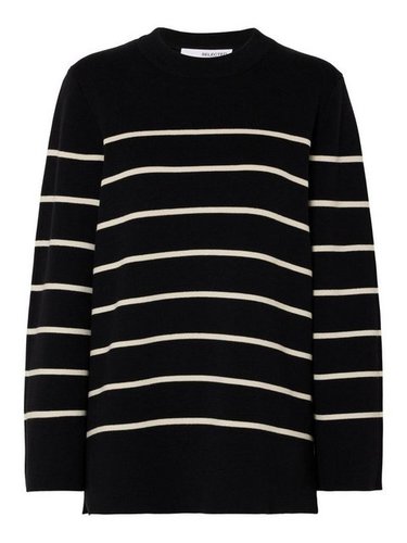 Selected Femme Sweatshirt SLFLIVA LS LONG KNIT O-NECK NOOS