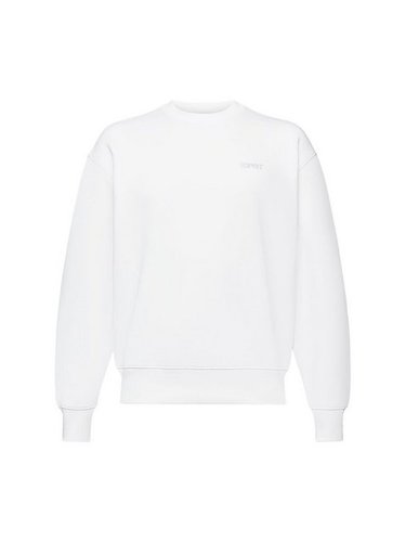 Esprit Sweatshirt Unisex Fleece-Sweatshirt mit Logo (1-tlg)