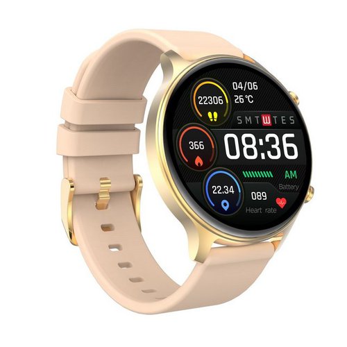 Nanway DS30 Smartwatch (1.39 Zoll), Full HD-Display, Bluetooth-Anrufe, 230mAh, IP67, magnetisches Laden