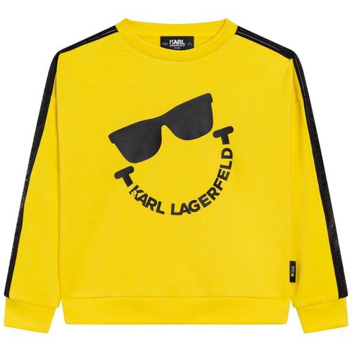 Karl Lagerfeld Sweatshirt cooles Sweatshirt Smiley gelb