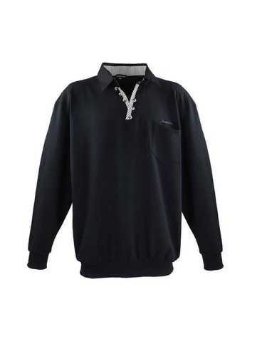 Lavecchia Sweatshirt Übergrößen Sweater LV-602 Polo Langarmshirt