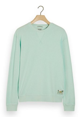Scotch & Soda Sweatshirt Pullover Garment-Dye Sweatshirt mit (1-tlg)
