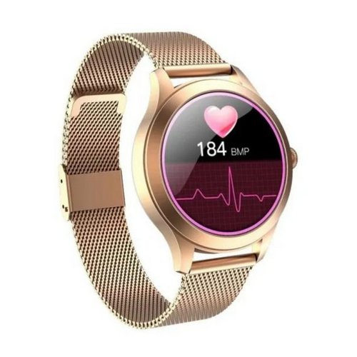 Maxcom VitalFlow Pro Smartwatch Gold Fitnessuhr, 1-tlg.