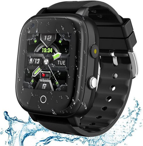 Okyuk für Mädchen Kinder Jungen IP67 Wasserdicht Sport Telefon Smartwatch, mit Kamera WiFi Video Telefonanruf SOS Schrittzähler Geschenke