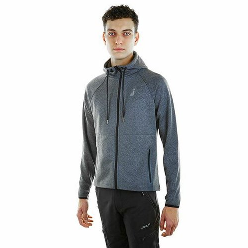Joluvi Trainingsjacke Sportjackefür Herren Kross Full Dunkelgrau
