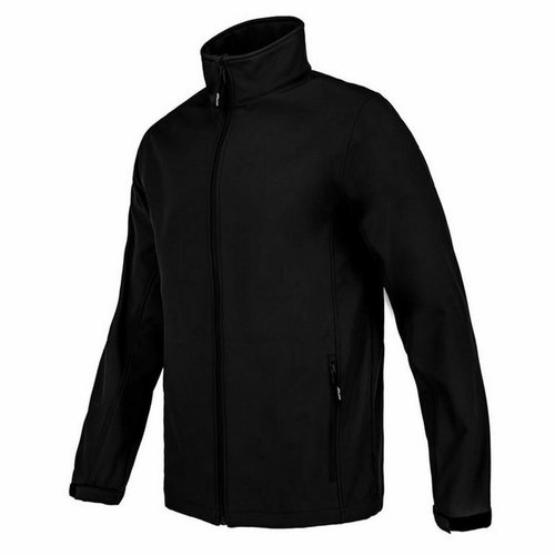 Joluvi Trainingsjacke Sportjackefür Herren Soft-Shell Mengali Schwarz
