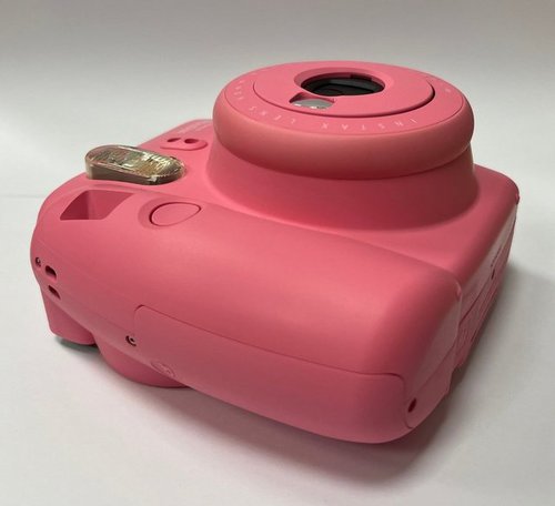 Fujifilm Instax Mini 9 Flamingo-Pink inklusive Film mit 10 Aufnahmen Sofortbildkamera