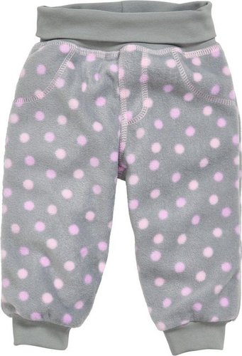 Playshoes Schlupfhose Pumphose Fleece Punkte
