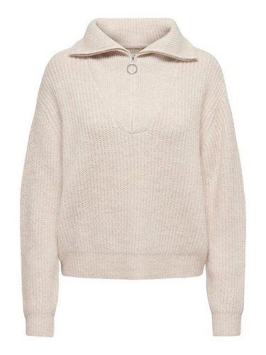 Only Sweatshirt ONLBAKER L/S ZIP PULLOVER KNT NOOS