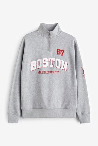 Next Sweatshirt Troyer mit Boston College (1-tlg)
