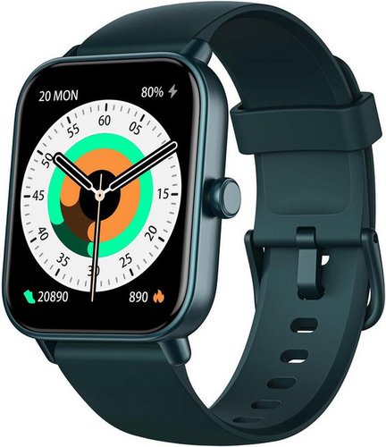 Enomir Bluetooth-Signalübertragung Smartwatch (Android, iOS), Verbesserte mit Stabile Verbindung,Telefonfunktion, Benachrichtigungen