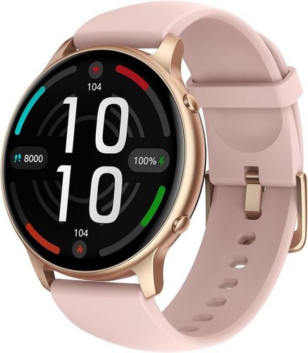 Tuyoma Smartwatch (1,32 Zoll, Android, iOS), mit Herzfrequenz,SpO2,Schlafüberwachung,Schrittzähler IP68Wasserdicht