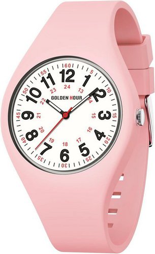 Golden Hour für Damen Studenten Mädchen Jungs Watch, Mit wasserdichte Digital Analoge Sport leuchtende, Leicht Ablesbares