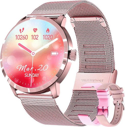 Fitnessuhr Pulsuhr Rosa Intelligente Sportuhr Funktionen