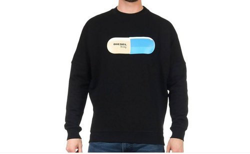 Diesel Sweatshirt S-Kalb-Qa Sweatshirt schwarz