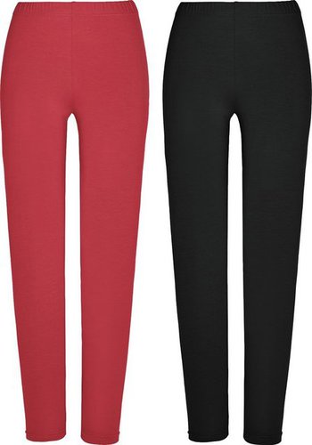 Erwin Müller Jogginghose Damen-Leggings, lang 2er-Pack (2-tlg) Uni