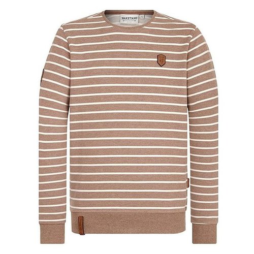 Naketano Sweater Herren Meidericher in Farbe Dünschiss Kotze Melange