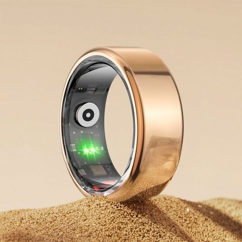 Sanorum Smart Ring für Herren und Damen Smartwatch (Gesundheits Tracker Ring) mit Herzfrequenz/SpO2/Blutdruck/Schlafmonitor, mehrere Sportmodi, lP68 Wasserdicht smartringe, Fitness- und Wellness-Tracker, für iOS & Android