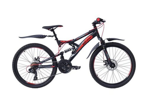 T&y Trade Mountainbike 24 Zoll Kinder Jungen Fahrrad Mountainbike MTB Fully Rad Oberon Rot, 18 Gang Shimano, Kettenschaltung, 18 Shimano Gang, Fully, Kettenschaltung, Scheibenbremse