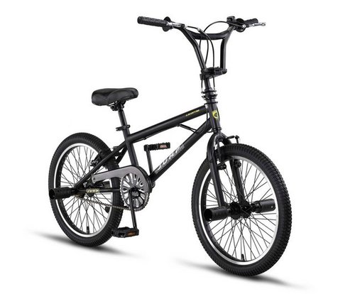 Licorne Bike BMX-Rad Jump Premium BMX 360° Rotor-System 4 Stahl Pegs, 1 Gang