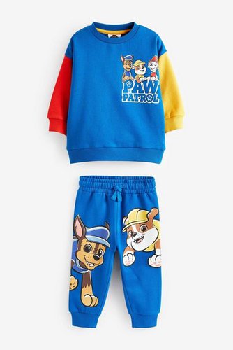Next Sweatanzug Paw Patrol Jogginganzug in Blockfarben (2-tlg)