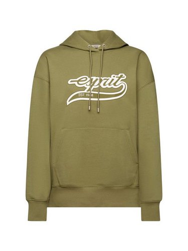 Esprit Sweatshirt Logo-Hoodie aus Fleece (1-tlg)