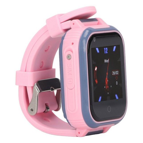 Pranite Kinder Smartwatch mit Zwei-Wege-Videoanruf, IP67 Wasserdicht Smartwatch, SOS, GPS-Positionsbestimmung, Smartwatch mit Kamera