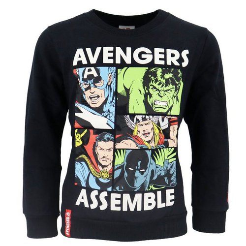 Marvel Sweater Avengers Kinder Jungen Pullover Pulli Gr. 104 bis 152 Hulk Dr Strange