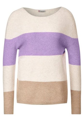 Street One Sweatshirt LTD QR cosy stripe sweater