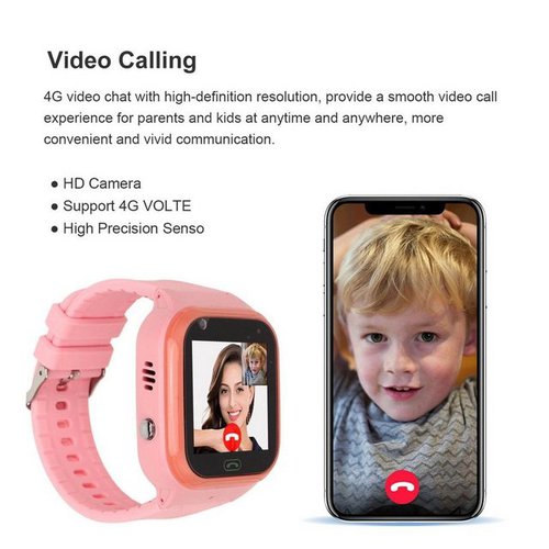 Aukuu Jungen Mädchen Wasserdichte Smartwatch Smartwatch, für Kinder mit Smartwatch Touchscreen Videokamera Wecker und Schrittzähler