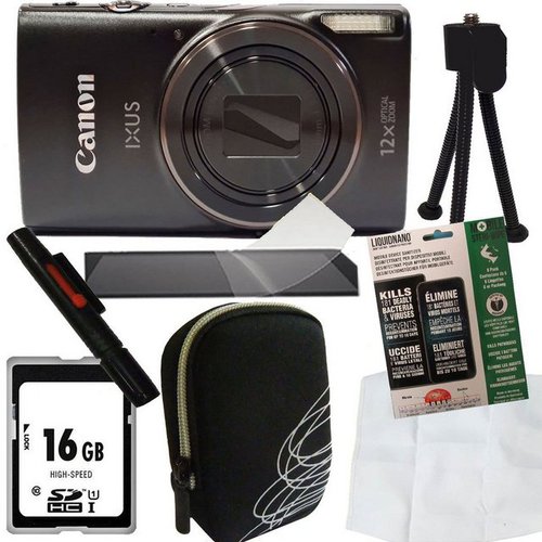 Canon Ixus 285 HS schwarz Set Angebot Vollformat-Digitalkamera