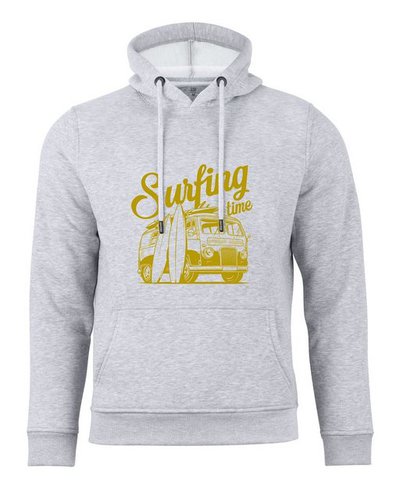 Cotton Prime Cotton Prime® Hoodie Surf Time - Urlaub & Meer mit weichem Innenfleece