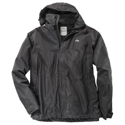 Brigg Regenjacke Große Größen Funktions-Regenjacke anthrazit verstaubar
