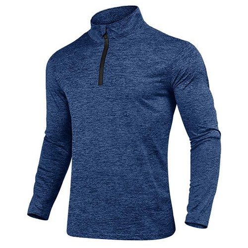 Eliauk Umstandssweatshirt Fleece Pullover Herren Half Zip Langarm Funktionsshirt Warm Wanderpullover Atmungsaktiv Sportshirt Ski Fahrrad Shirt