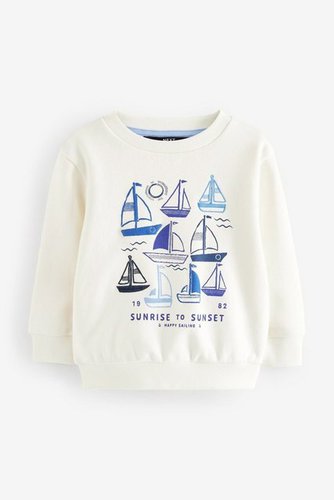 Next Sweatshirt Sweatshirt mit Boot-Aufdruck (1-tlg)