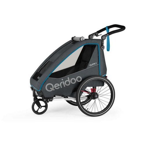 Qeridoo Fahrradkinderanhänger Fahrradanhänger Qupa 1 Modell 2023