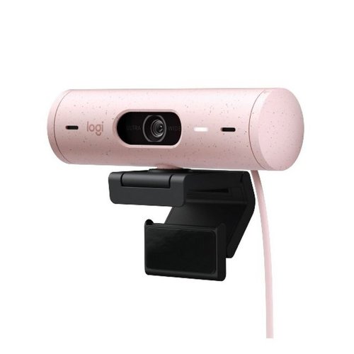 Logitech 500 Webcam (Automatische Belichtungskorrektur, Anti-Rausch Mikrofon)