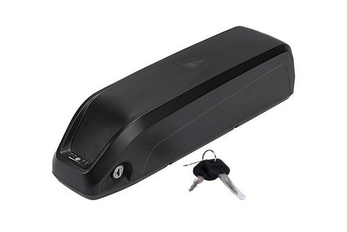 Powersmart Hailong I LEB36PS77B.906 E-Bike Akku 17,5Ah Ersatz Hailong I Unterrohrbatterie in Schwarz für Mifa, Vaun, Prophete u.v.m., 3-Stufen-Version, Panasonic Zellen, Li-ion 17500 mAh (36 V)