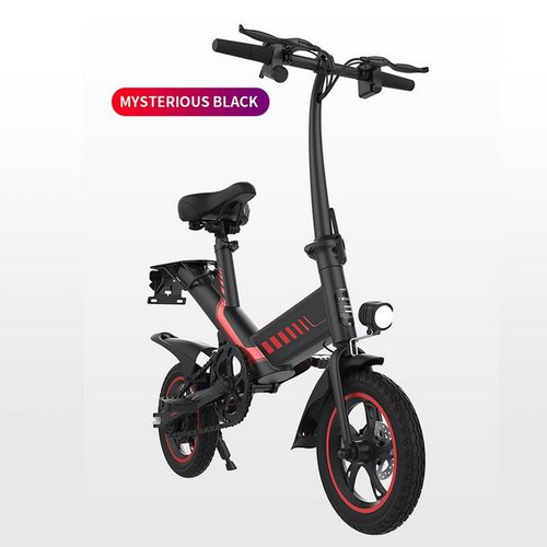 Oka E-Bike 12-Zoll Aluminiumrahmen12 Zoll E-Bike Unterstützung, Bürstenloser Motor mit Heckantrieb, (360 stufenlose Motor 45km Reichweite), 120kg Traglast 3 Modi selbstbestimmt umweltfreundlich leicht
