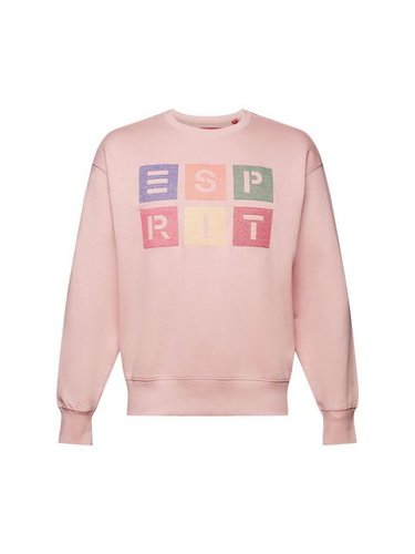 Esprit Sweatshirt Logo-Sweatshirt aus Bio-Baumwolle (1-tlg)