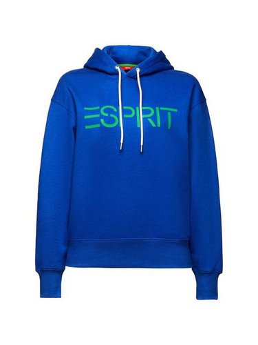 Esprit Sweatshirt Unisex Fleece-Hoodie mit Logo (1-tlg)