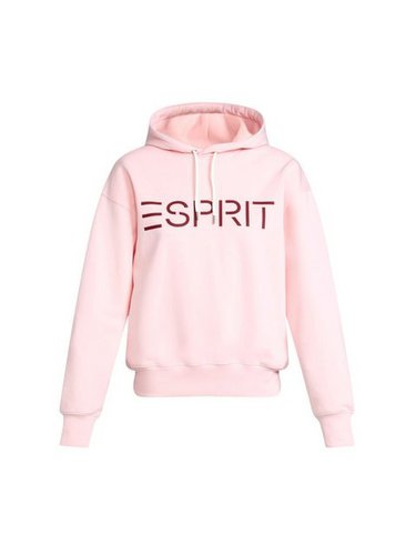 Esprit Sweatshirt Unisex Fleece-Hoodie mit Logo (1-tlg)